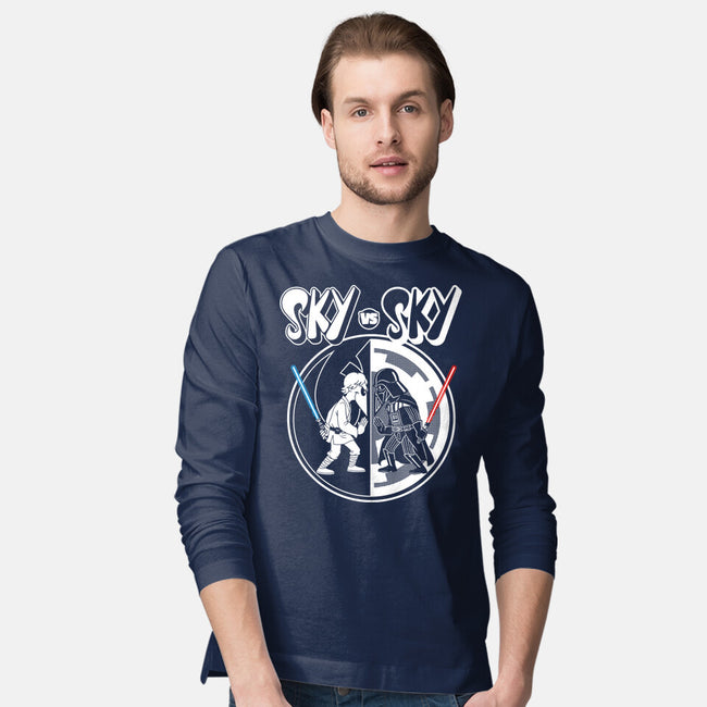 Sky Vs Sky-Mens-Long Sleeved-Tee-CappO