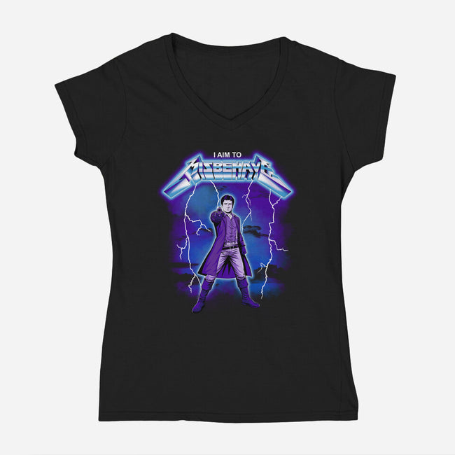 Ride The Firefly-Womens-V-Neck-Tee-retrodivision