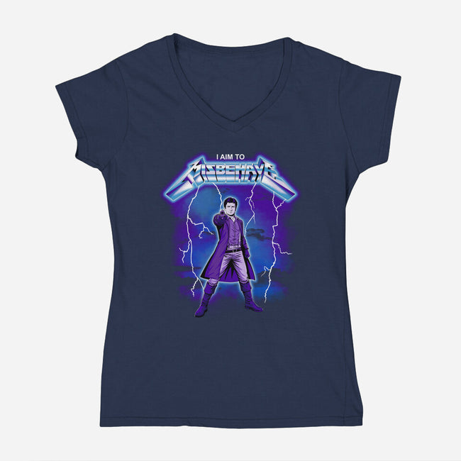 Ride The Firefly-Womens-V-Neck-Tee-retrodivision