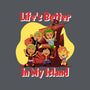 In My Island-Womens-Fitted-Tee-rmatix