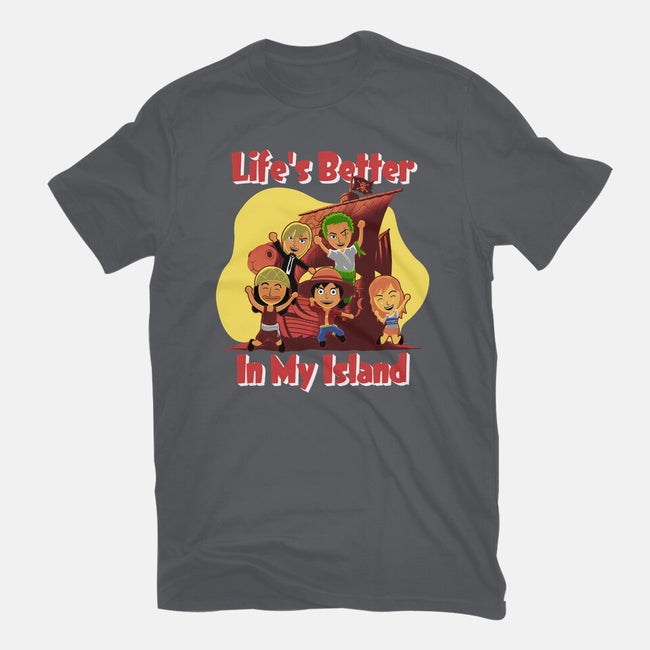 In My Island-Womens-Fitted-Tee-rmatix