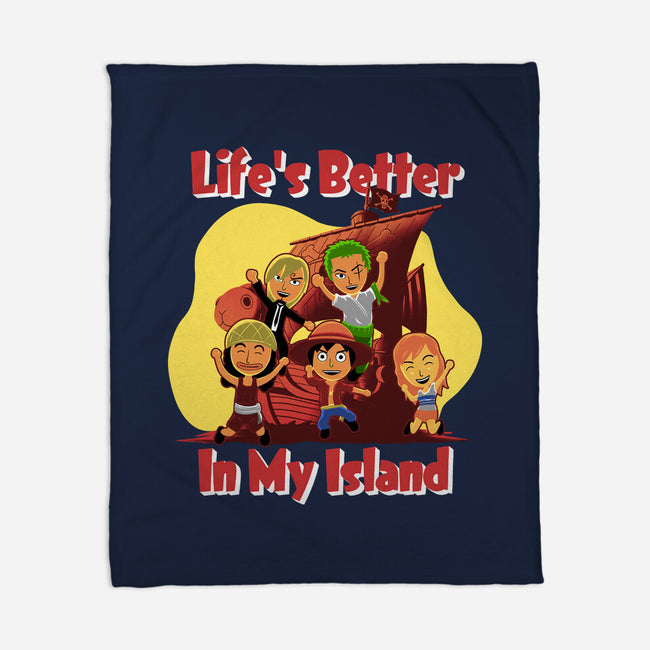 In My Island-None-Fleece-Blanket-rmatix