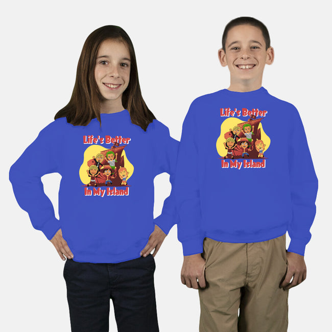In My Island-Youth-Crew Neck-Sweatshirt-rmatix