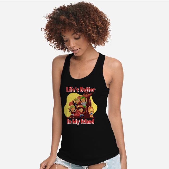 In My Island-Womens-Racerback-Tank-rmatix