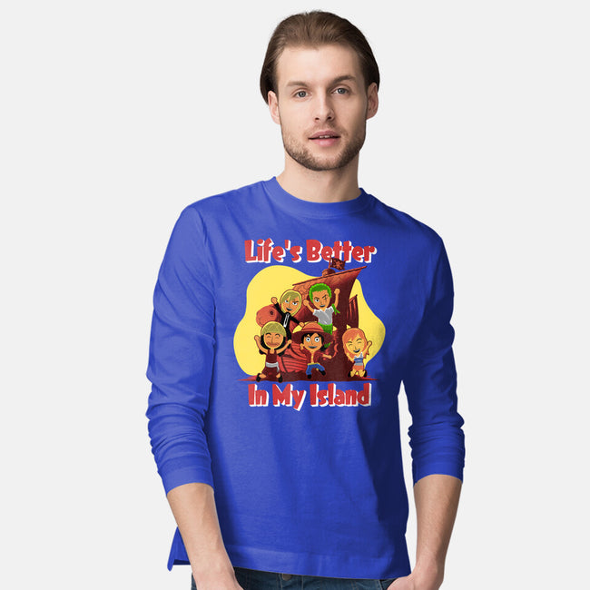 In My Island-Mens-Long Sleeved-Tee-rmatix