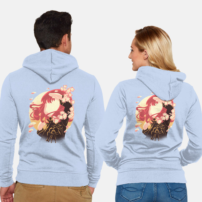 Telepath Subject 007-Unisex-Zip-Up-Sweatshirt-rmatix