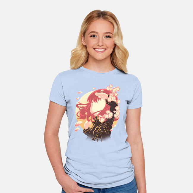 Telepath Subject 007-Womens-Fitted-Tee-rmatix