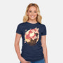 Telepath Subject 007-Womens-Fitted-Tee-rmatix
