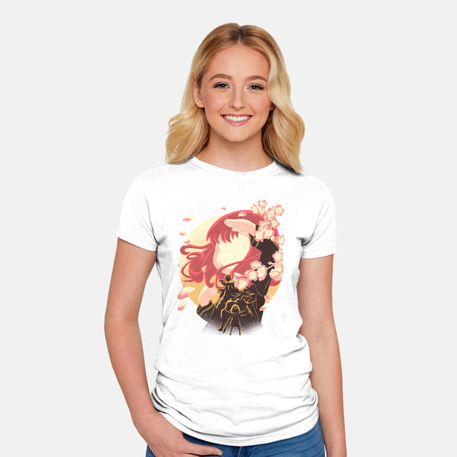 Telepath Subject 007-Womens-Fitted-Tee-rmatix