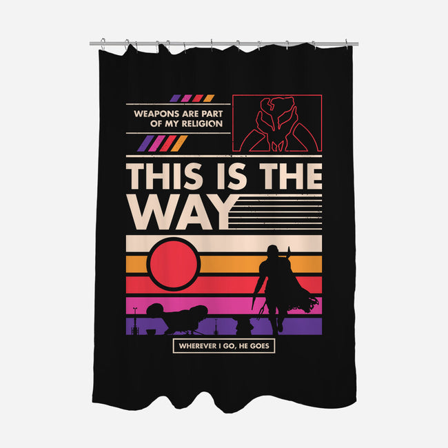 Prime Neon-None-Polyester-Shower Curtain-sachpica