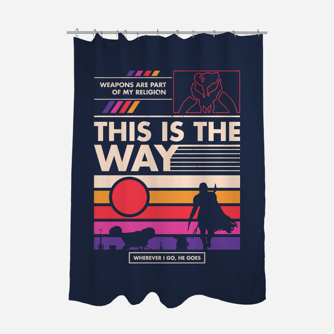 Prime Neon-None-Polyester-Shower Curtain-sachpica