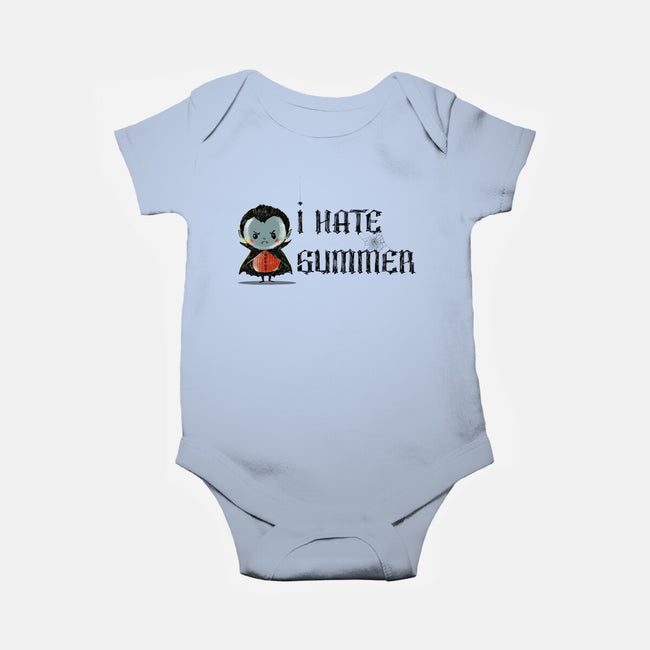 I Hate Summer-Baby-Basic-Onesie-kharmazero