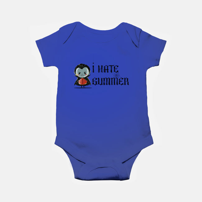 I Hate Summer-Baby-Basic-Onesie-kharmazero