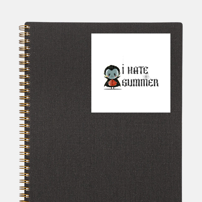I Hate Summer-None-Glossy-Sticker-kharmazero