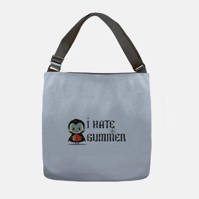 I Hate Summer-None-Adjustable Tote-Bag-kharmazero