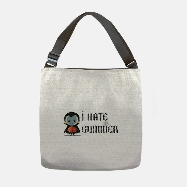 I Hate Summer-None-Adjustable Tote-Bag-kharmazero