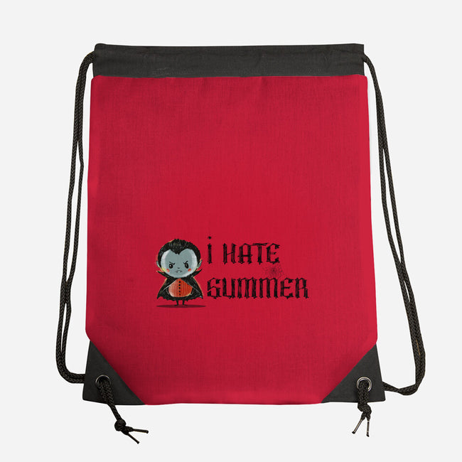 I Hate Summer-None-Drawstring-Bag-kharmazero