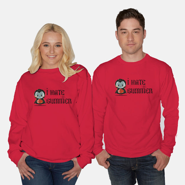 I Hate Summer-Unisex-Crew Neck-Sweatshirt-kharmazero