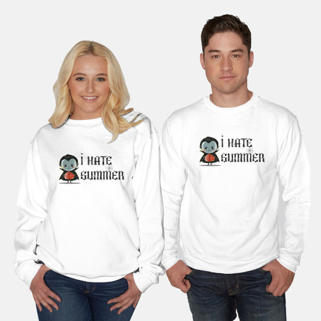 I Hate Summer-Unisex-Crew Neck-Sweatshirt-kharmazero