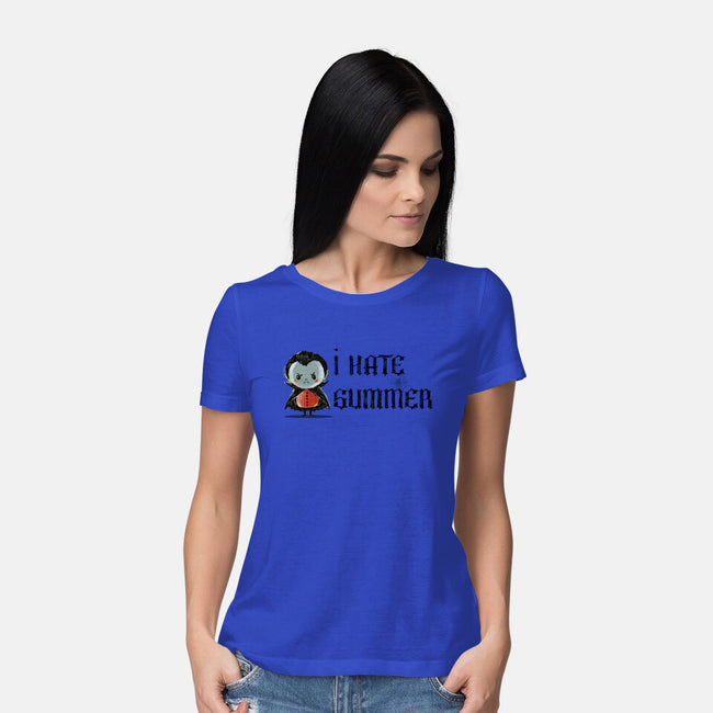 I Hate Summer-Womens-Basic-Tee-kharmazero