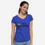 I Hate Summer-Womens-V-Neck-Tee-kharmazero