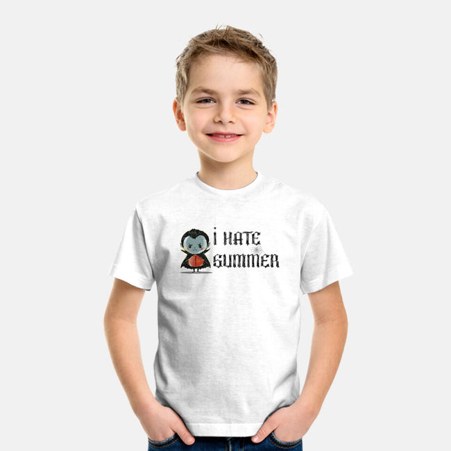 I Hate Summer-Youth-Basic-Tee-kharmazero