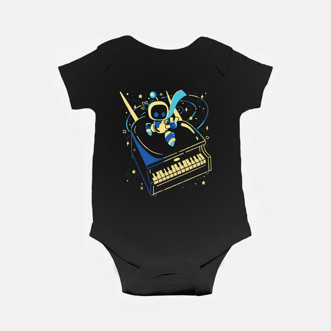 Rocket Bot-Baby-Basic-Onesie-Willdesiner