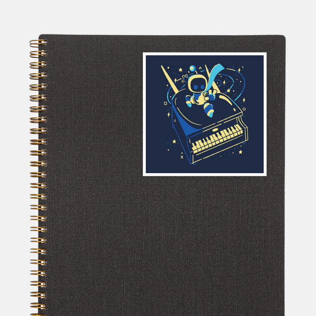 Rocket Bot-None-Glossy-Sticker-Willdesiner