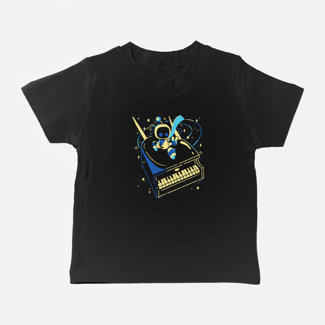 Rocket Bot-Baby-Basic-Tee-Willdesiner