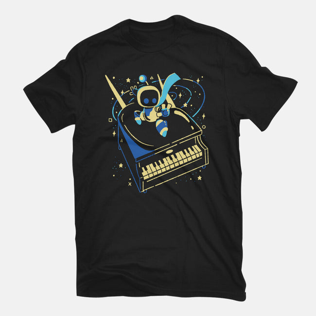 Rocket Bot-Mens-Basic-Tee-Willdesiner