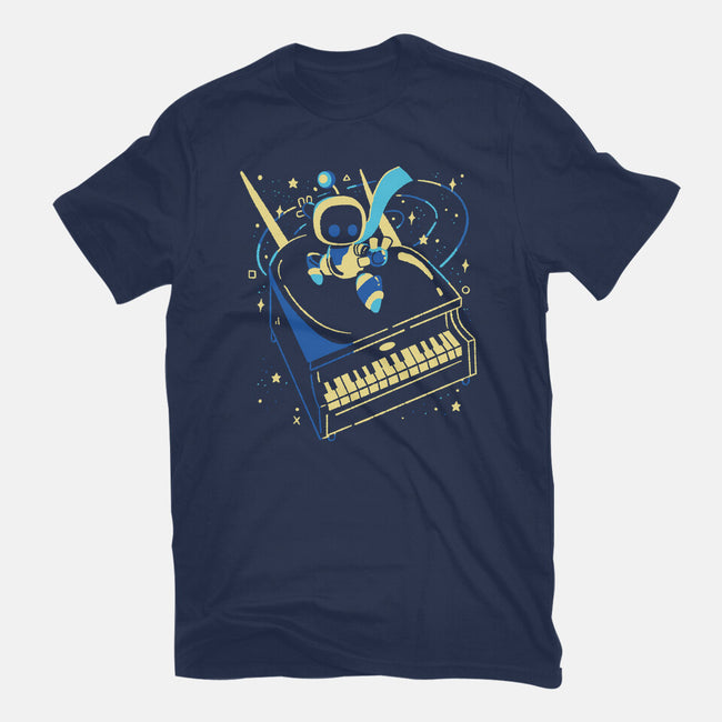 Rocket Bot-Mens-Heavyweight-Tee-Willdesiner