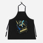 Rocket Bot-Unisex-Kitchen-Apron-Willdesiner