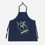 Rocket Bot-Unisex-Kitchen-Apron-Willdesiner