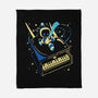 Rocket Bot-None-Fleece-Blanket-Willdesiner