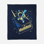 Rocket Bot-None-Fleece-Blanket-Willdesiner