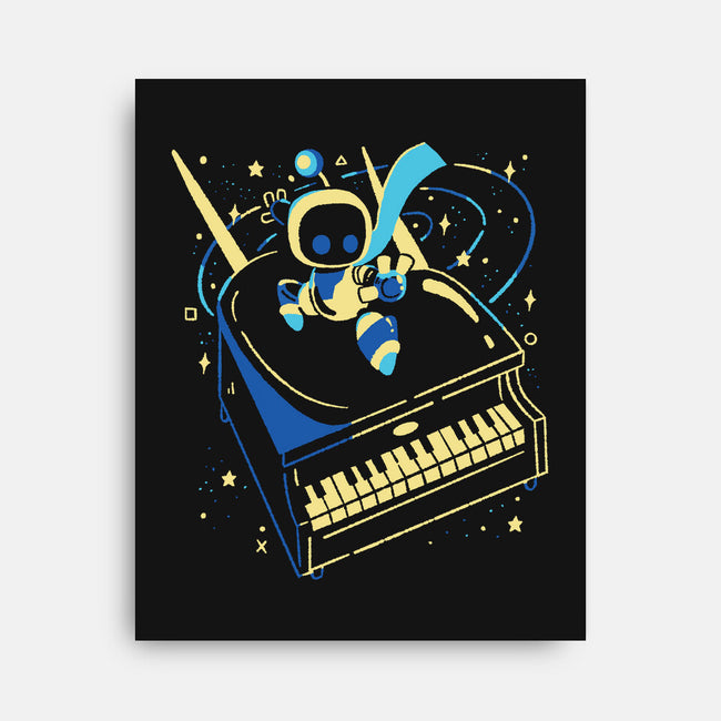 Rocket Bot-None-Stretched-Canvas-Willdesiner