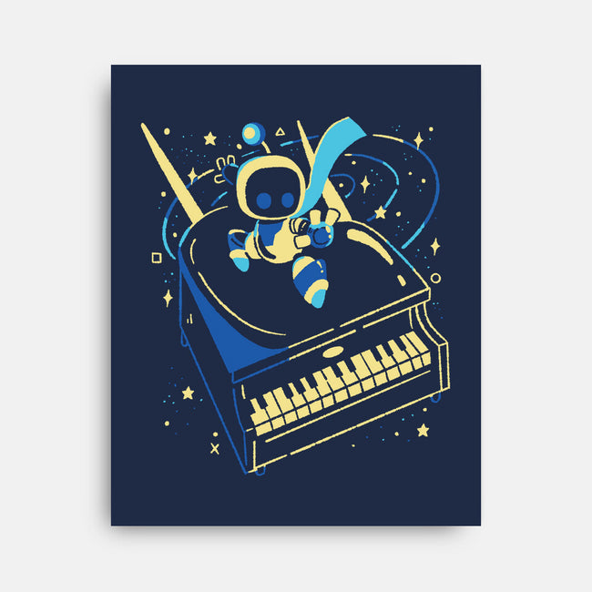 Rocket Bot-None-Stretched-Canvas-Willdesiner