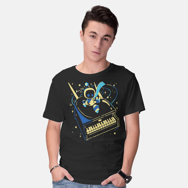 Rocket Bot-Mens-Basic-Tee-Willdesiner