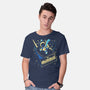 Rocket Bot-Mens-Basic-Tee-Willdesiner
