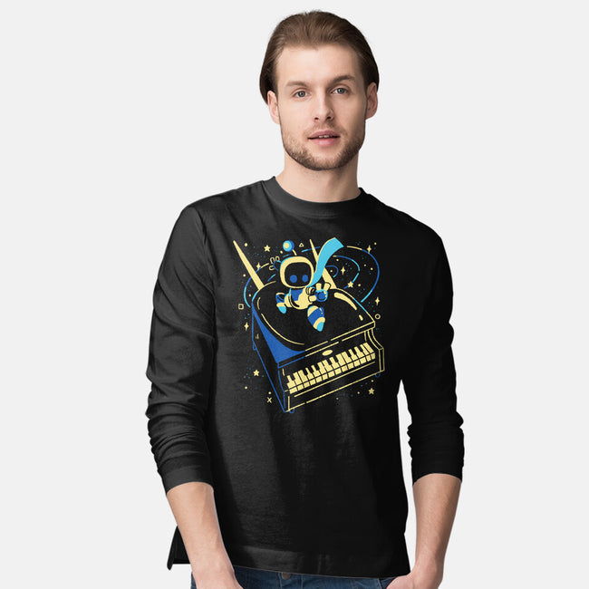 Rocket Bot-Mens-Long Sleeved-Tee-Willdesiner