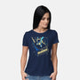 Rocket Bot-Womens-Basic-Tee-Willdesiner