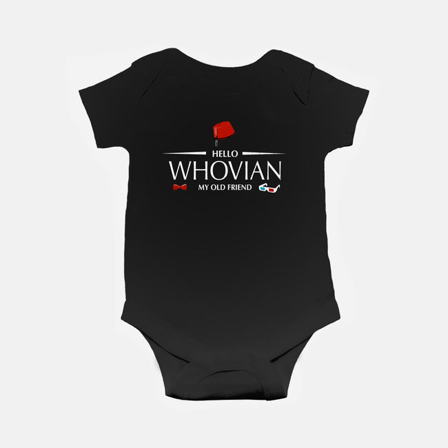 Hello Whovian My Old Friend-Baby-Basic-Onesie-kharmazero