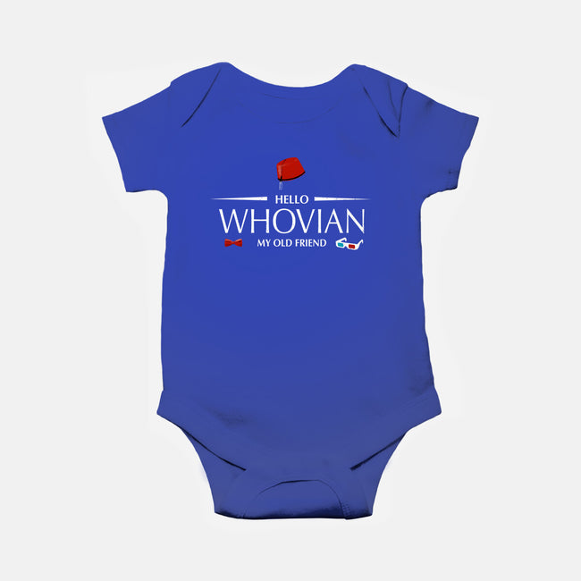 Hello Whovian My Old Friend-Baby-Basic-Onesie-kharmazero