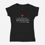 Hello Whovian My Old Friend-Womens-V-Neck-Tee-kharmazero