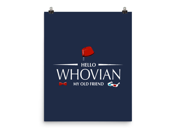 Hello Whovian My Old Friend
