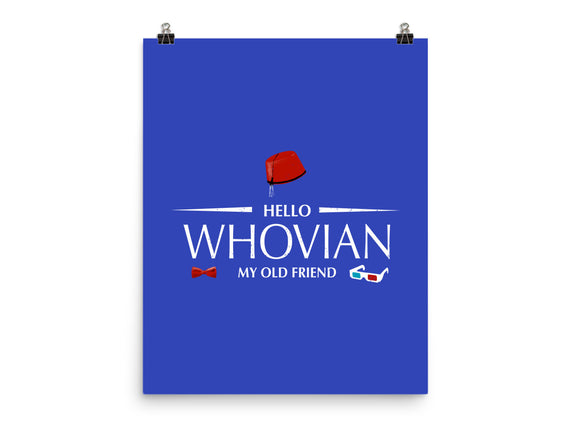 Hello Whovian My Old Friend