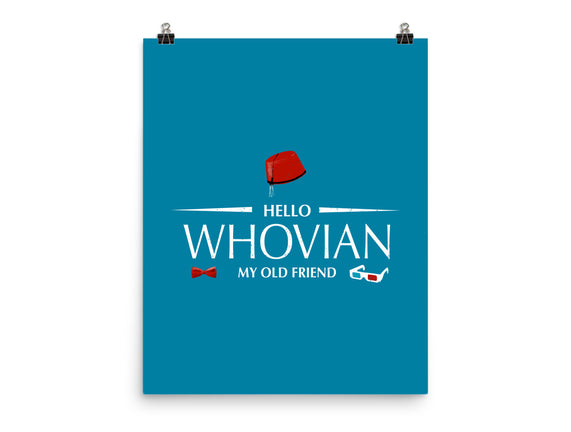 Hello Whovian My Old Friend
