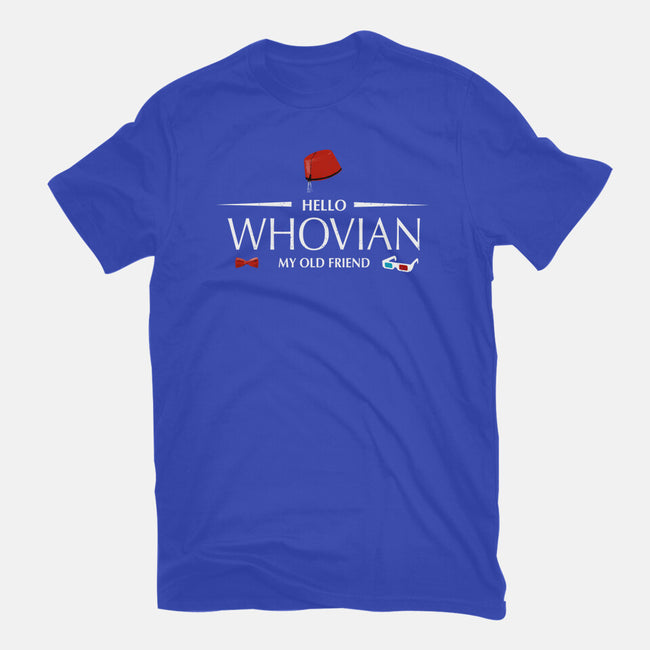 Hello Whovian My Old Friend-Mens-Heavyweight-Tee-kharmazero