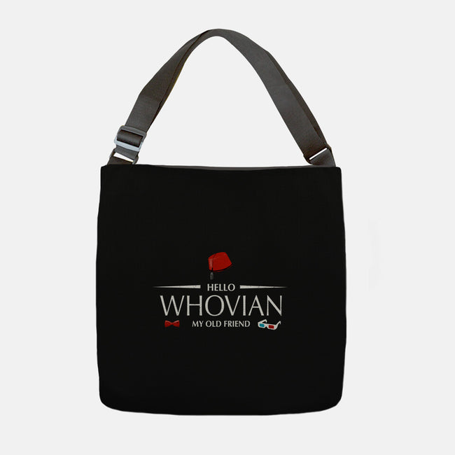 Hello Whovian My Old Friend-None-Adjustable Tote-Bag-kharmazero