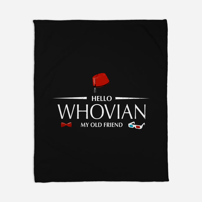 Hello Whovian My Old Friend-None-Fleece-Blanket-kharmazero